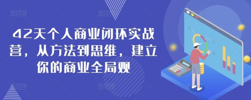 42天个人商业闭环实战营，从方法到思维，建立你的商业全局观-讯领网创