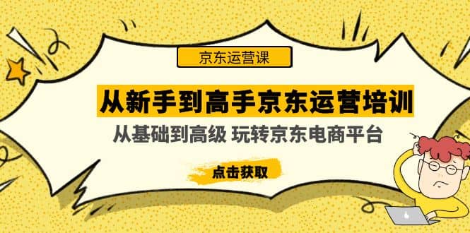 从新手到高手京东运营培训：从基础到高级 玩转京东电商平台(无水印)-讯领网创