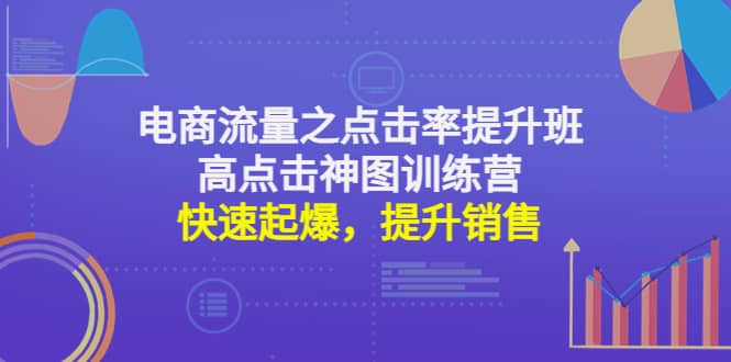 电商流量之点击率提升班+高点击神图训练营：快速起爆，提升销售-讯领网创