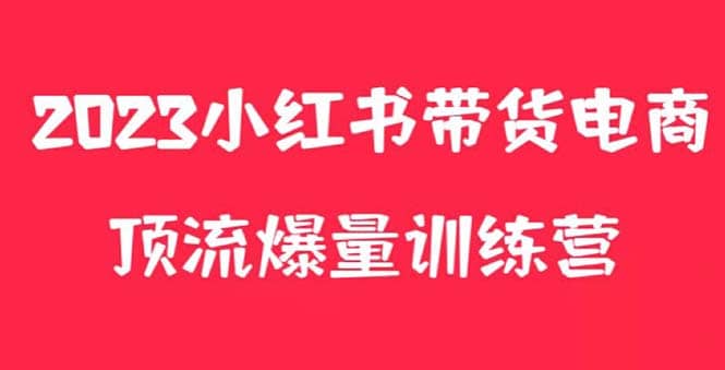 小红书电商爆量训练营，月入3W+！可复制的独家养生花茶系列玩法-讯领网创