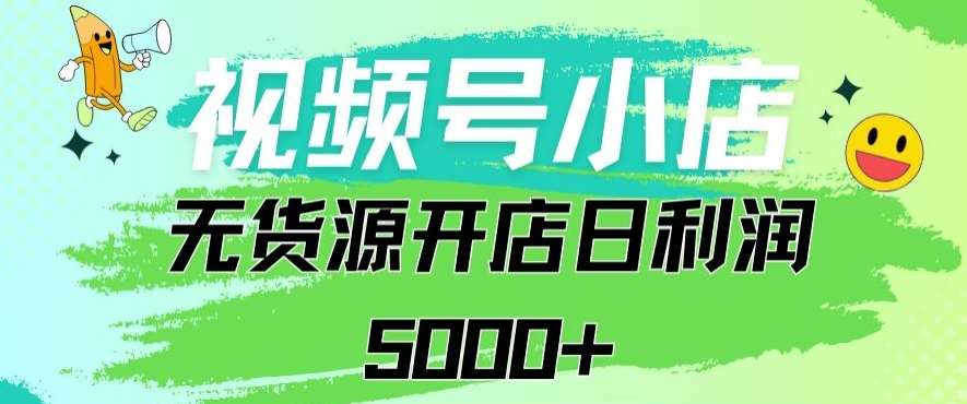 视频号无货源小店从0到1日订单量千单以上纯利润稳稳5000+【揭秘】-讯领网创