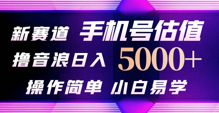 抖音不出境直播【手机号估值】最新撸音浪，日入5000+，简单易学，适合…-讯领网创