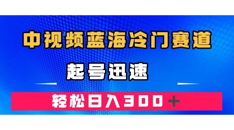 中视频蓝海冷门赛道，韩国视频奇闻解说，起号迅速，日入300＋-讯领网创