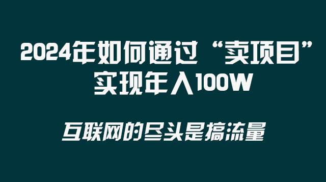 2024年如何通过“卖项目”实现年入100W-讯领网创