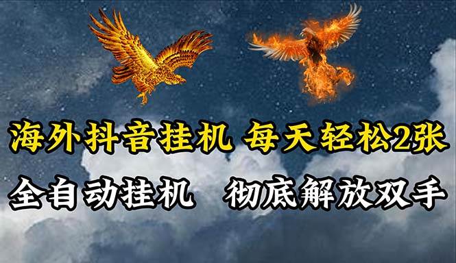 （10594期）海外抖音挂机，全自动挂机，每天轻松两张-讯领网创