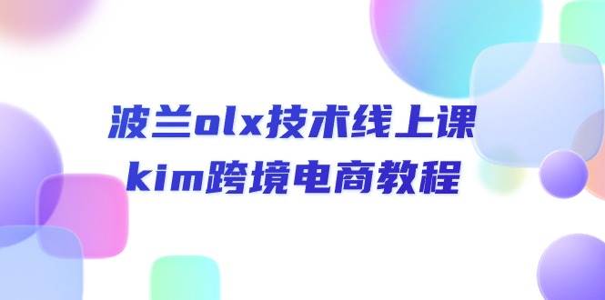 （10967期）波兰olx 技术线上课，kim跨境电商教程-讯领网创