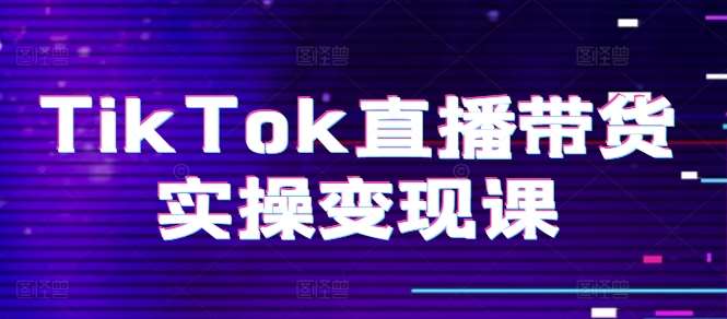 TikTok直播带货实操变现课：系统起号、科学复盘、变现链路、直播配置、小店操作流程、团队搭建等。-讯领网创