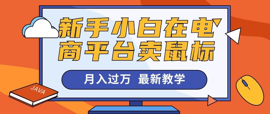 （10978期）新手小白在电商平台卖鼠标月入过万，最新赚钱教学-讯领网创