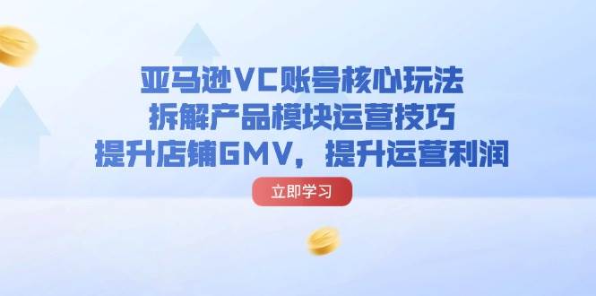 图片[1]-（11848期）亚马逊VC账号核心玩法，拆解产品模块运营技巧，提升店铺GMV，提升运营利润-讯领网创