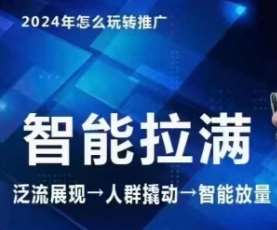 七层老徐·2024引力魔方人群智能拉满+无界推广高阶，自创全店动销玩法（更新6月）-讯领网创