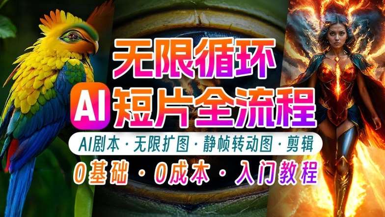 AI剪辑无限循环画面：新手轻松月入上万的秘技【揭秘】-讯领网创