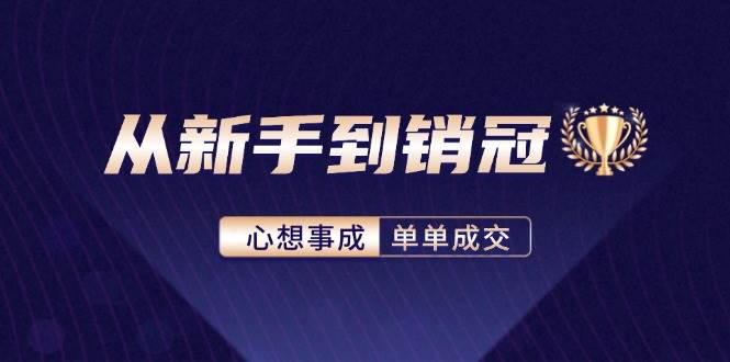 （12383期）从新手到销冠：精通客户心理学，揭秘销冠背后的成交秘籍-讯领网创