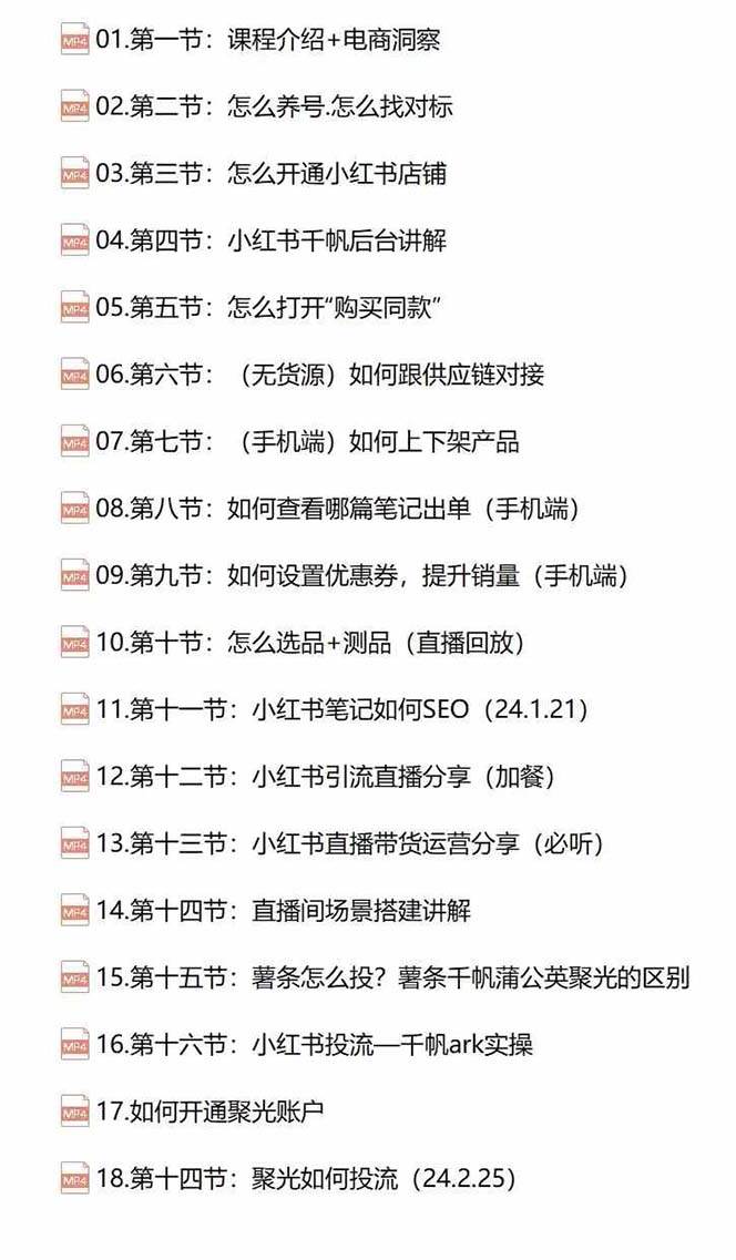 图片[2]-小红书快速赚钱电商特训营：用简单方式通过小红书快速变现！（55节）-讯领网创